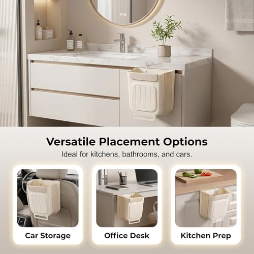 Foldable Hanging Trash Bin - Two-Piece Set