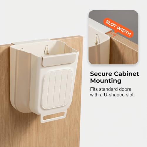 Foldable Hanging Trash Bin - Two-Piece Set